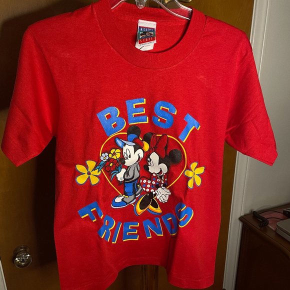 The Walt Disney Co. Mickey's Stuff for Kids "Best Friends" T-Shirt-Child's Large - Picture 1 of 8